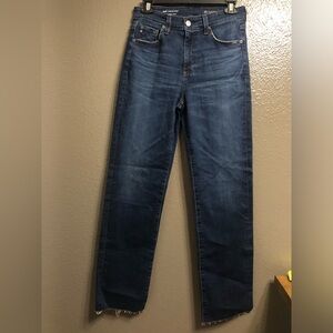 AG high waist straight leg jeans